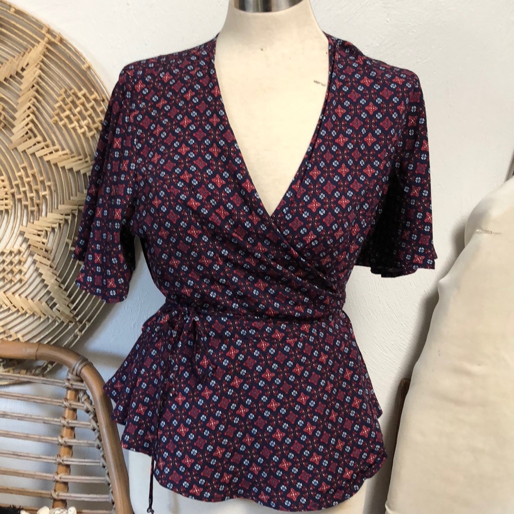 Wrap blouse